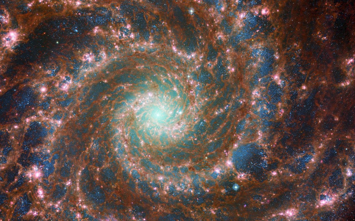 James Webb Space Telescope image of Phantom Galaxy