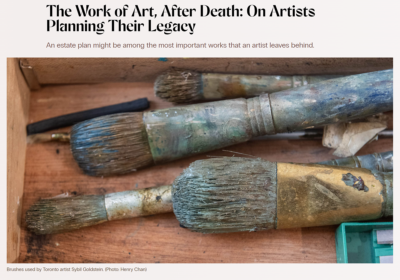 Artist and legacy Sybil Goldstein